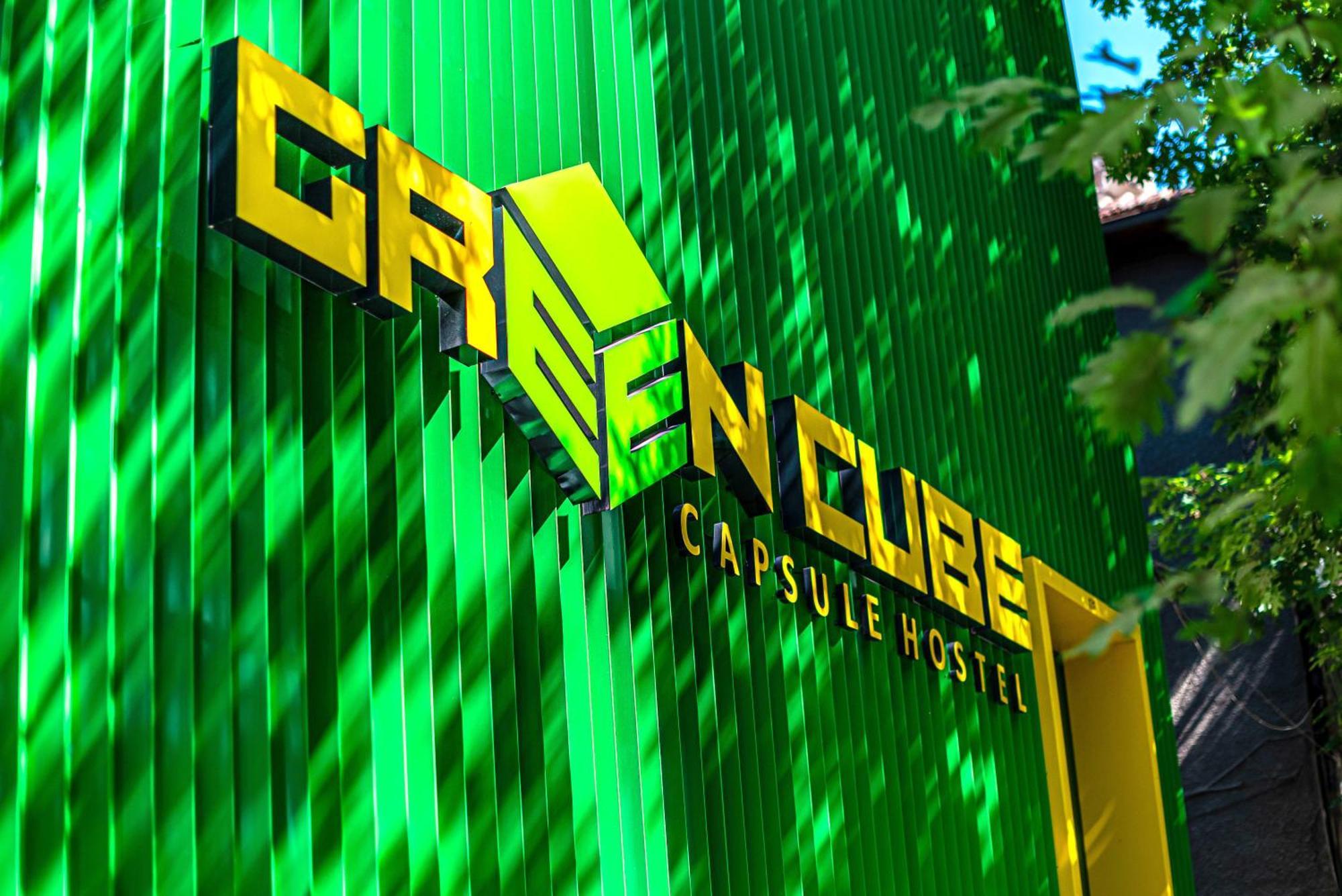 Green Cube Capsule Hostel Sofie Exteriér fotografie